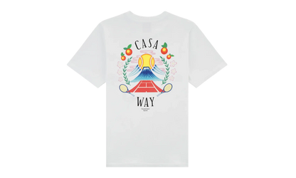 Casa Way Mountain Short Sleeve T-Shirt "White" MPF25 JTS 001 08 WHIT
