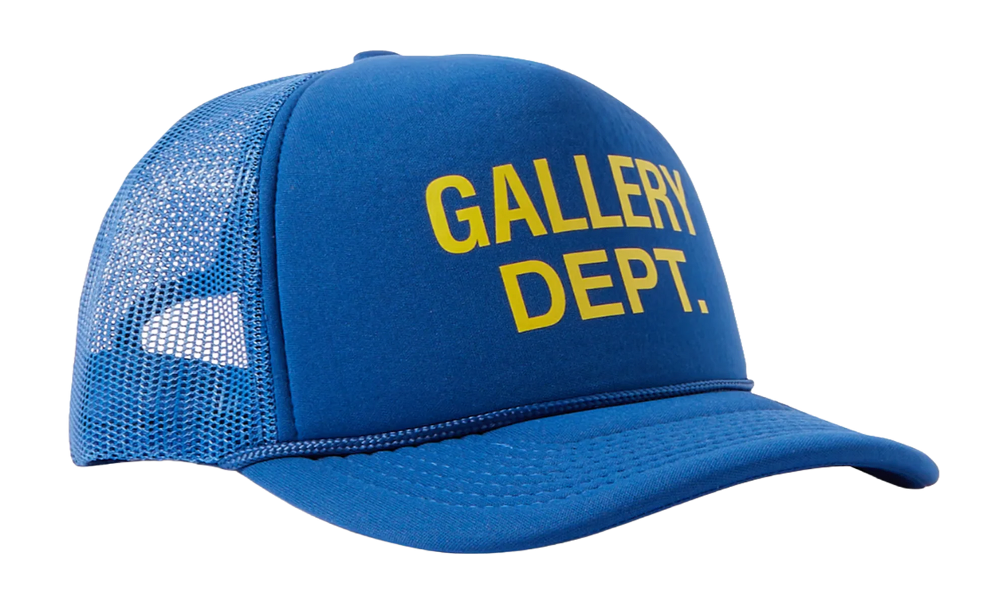 Logo Print Trucker Cap "Blue" GD077