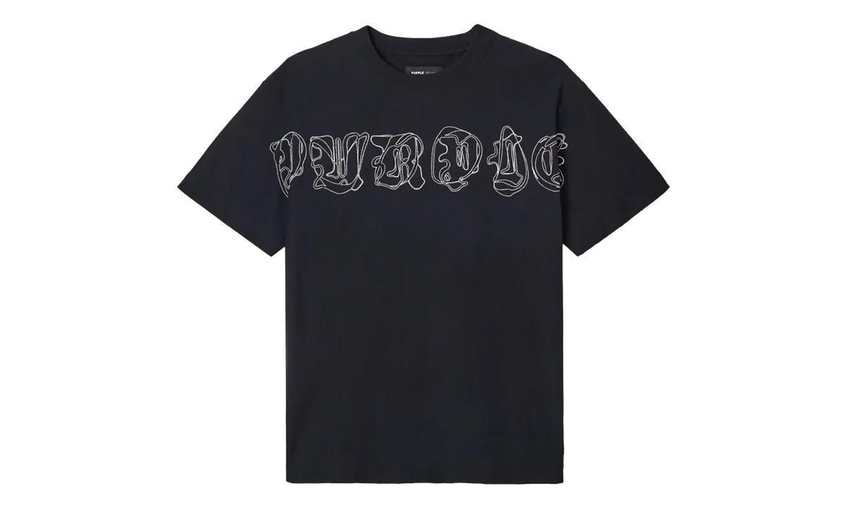 Logo Print Cotton T-Shirt "Black" P104 TBGO425