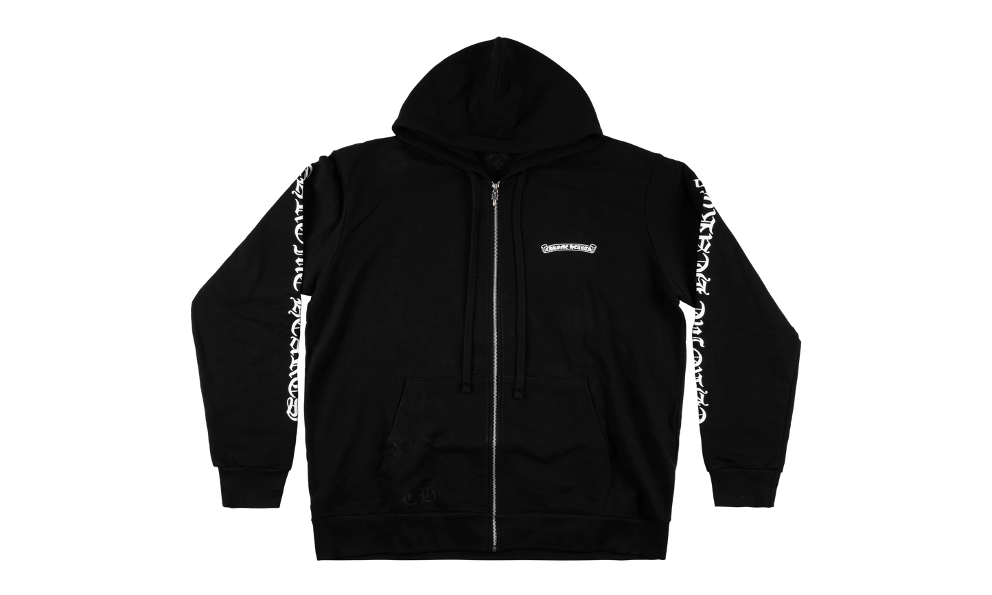 Scroll Zip up Hoodie "Black" CHRM0827
