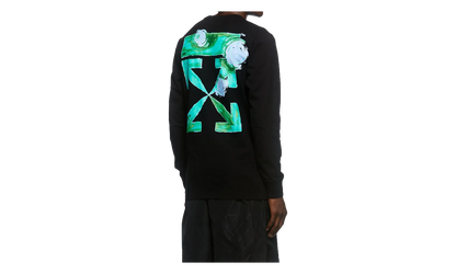 Logo-Print T-shirt "BLACK/MULTI-COLOR" OMAB001F21JER0021084