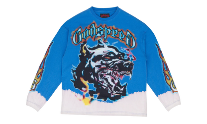 Off The Leash L/S T Shirt "Blue" GDS-MTPS-0037