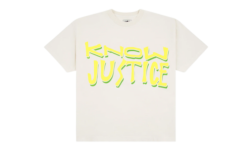 Know Justice Know Peace Tee "White" BAR20