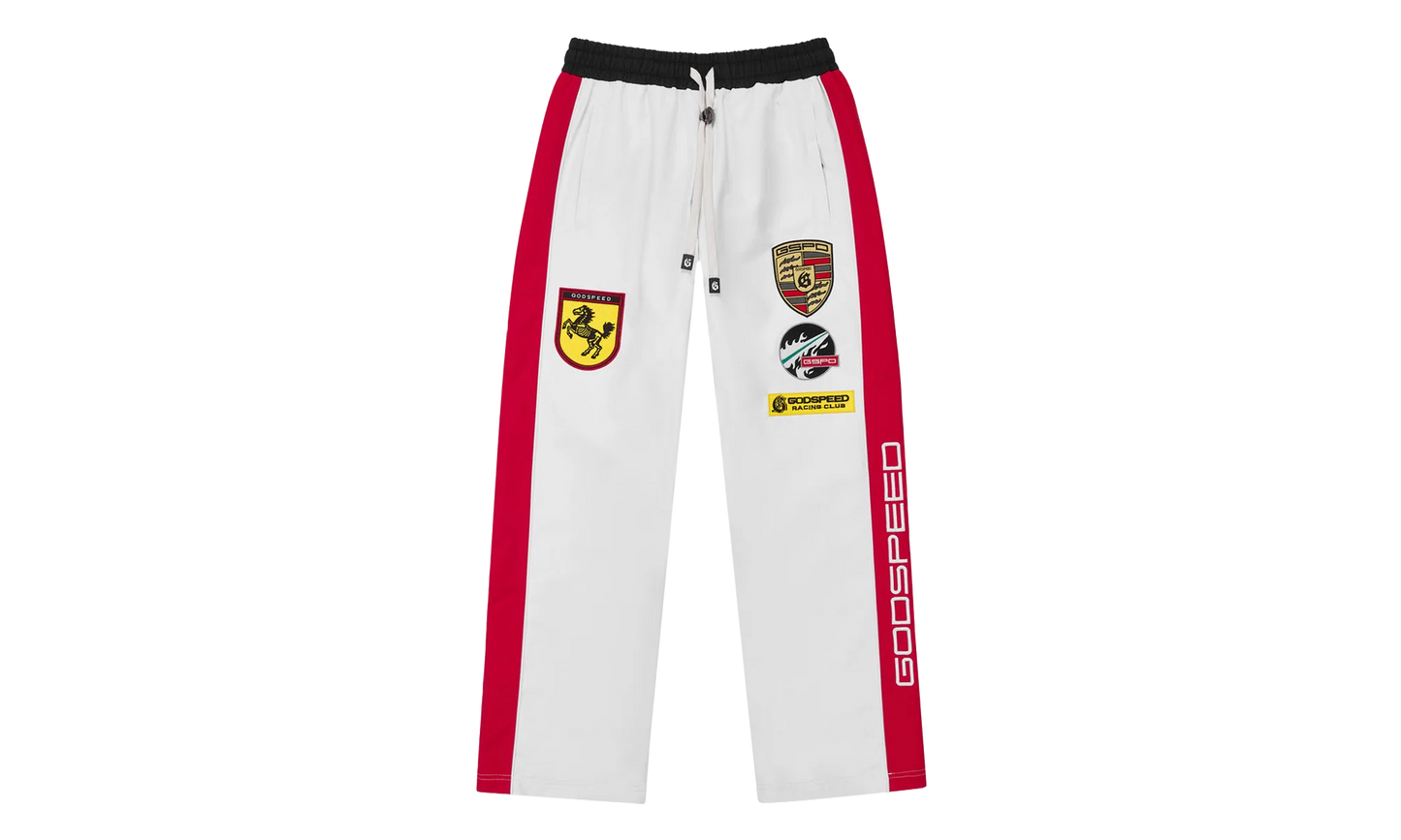 GRC Track Pants "White / Black / Red" GS083