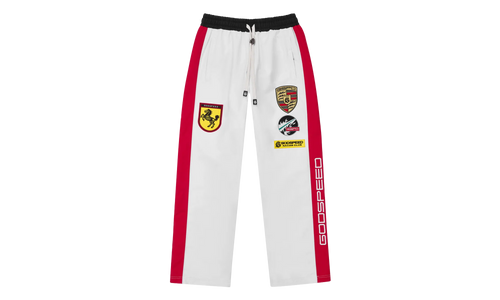 GRC Track Pants "White / Black / Red" GS083