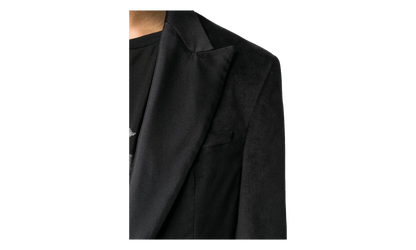 Velvet Blazer Sport Coat "Black" Y0M12174VE BLK