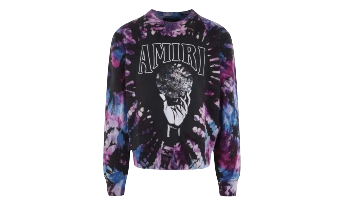 Crystal Ball Tie-Dye Sweatshirt "Purple" PS23MJG060-510