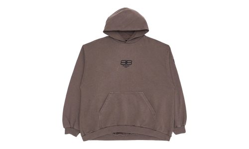 BB Paris Icon Embroidered Oversized Hoodie "Dusk Grey" 570811 TMVG6 9642