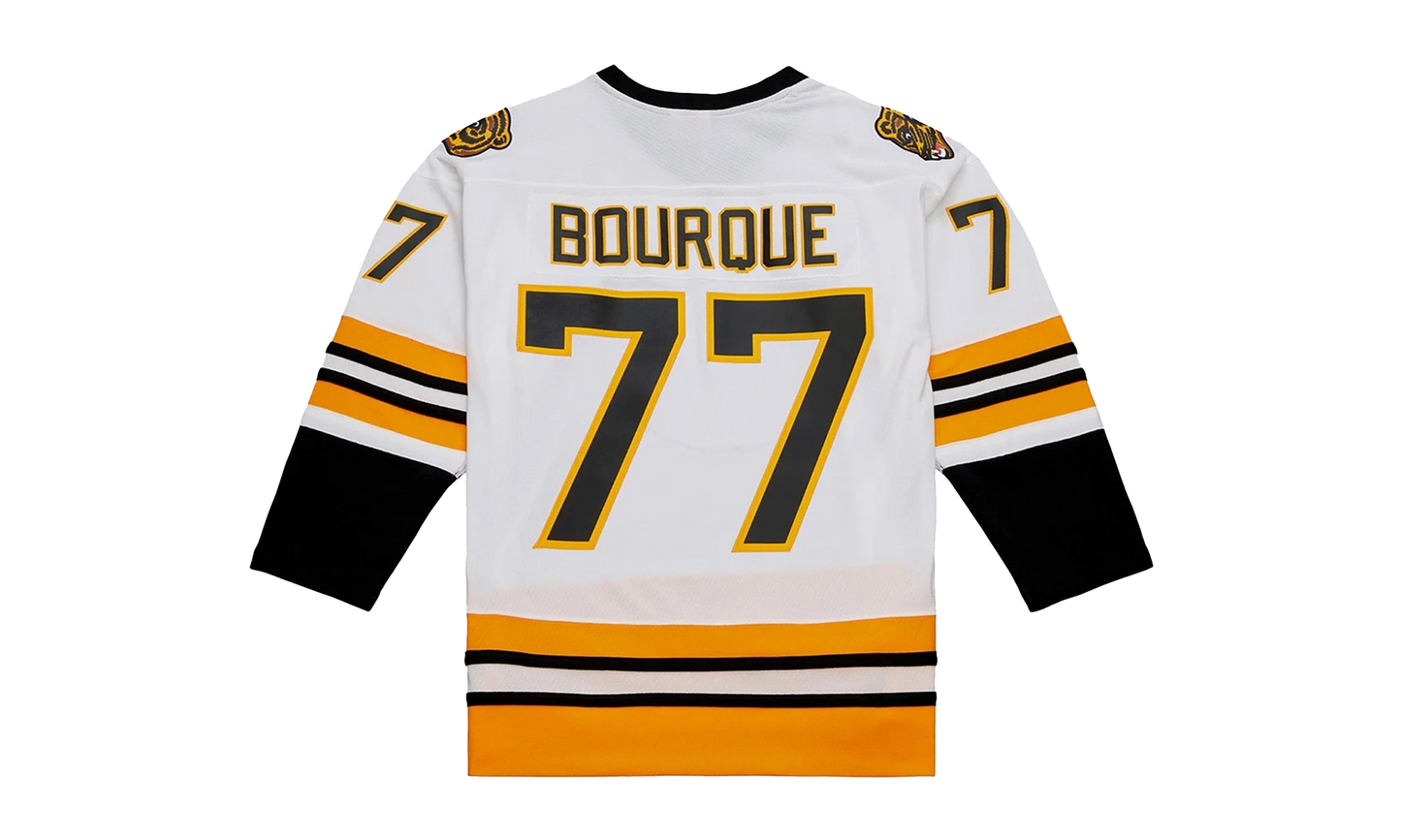 NHL Ray Bourque White Jersey "1989 Boston Bruins - White" JY9023 BBNWHIT