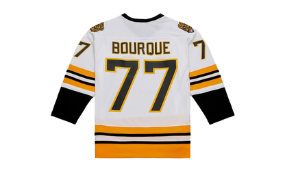 NHL Ray Bourque White Jersey "1989 Boston Bruins - White" JY9023 BBNWHIT
