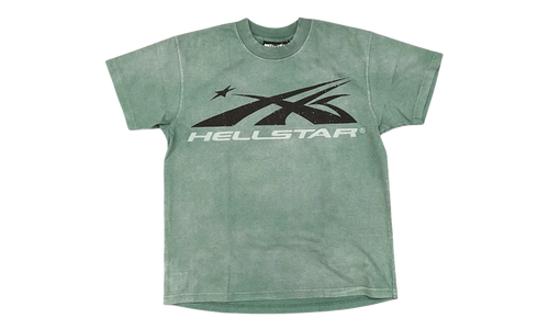 Classic Logo Rhinestones T-Shirt "Green" HSR284