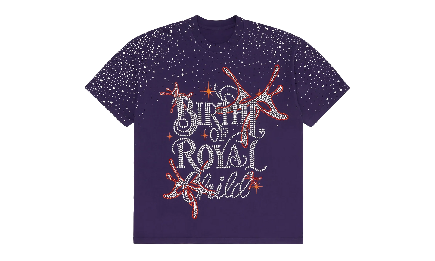 Rhinestone T-Shirt "Young Thug - Purple" 3VTHVDXD