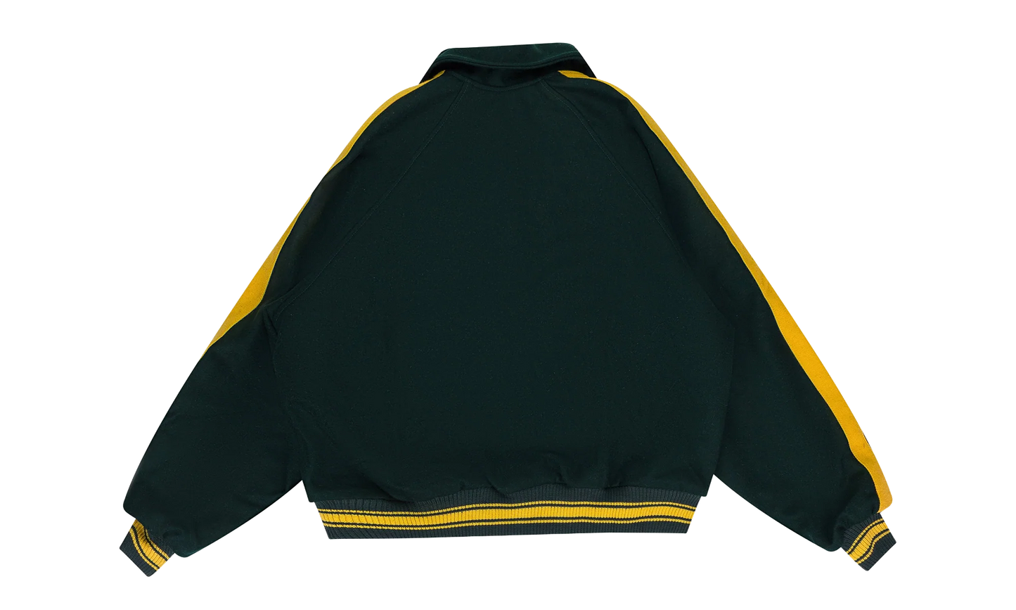 RAGLAN VARSITY JACKET "Green" RHD-MOTW-0044