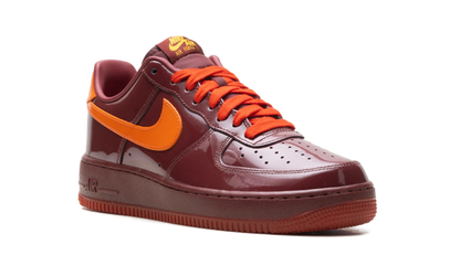 Air Force 1 Low "Patent Leather Dark Team Red Safety Orange" IO4489 601