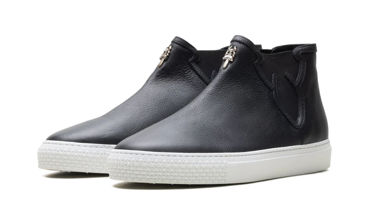 Leather High Top Trainers "Black" CHRM1173