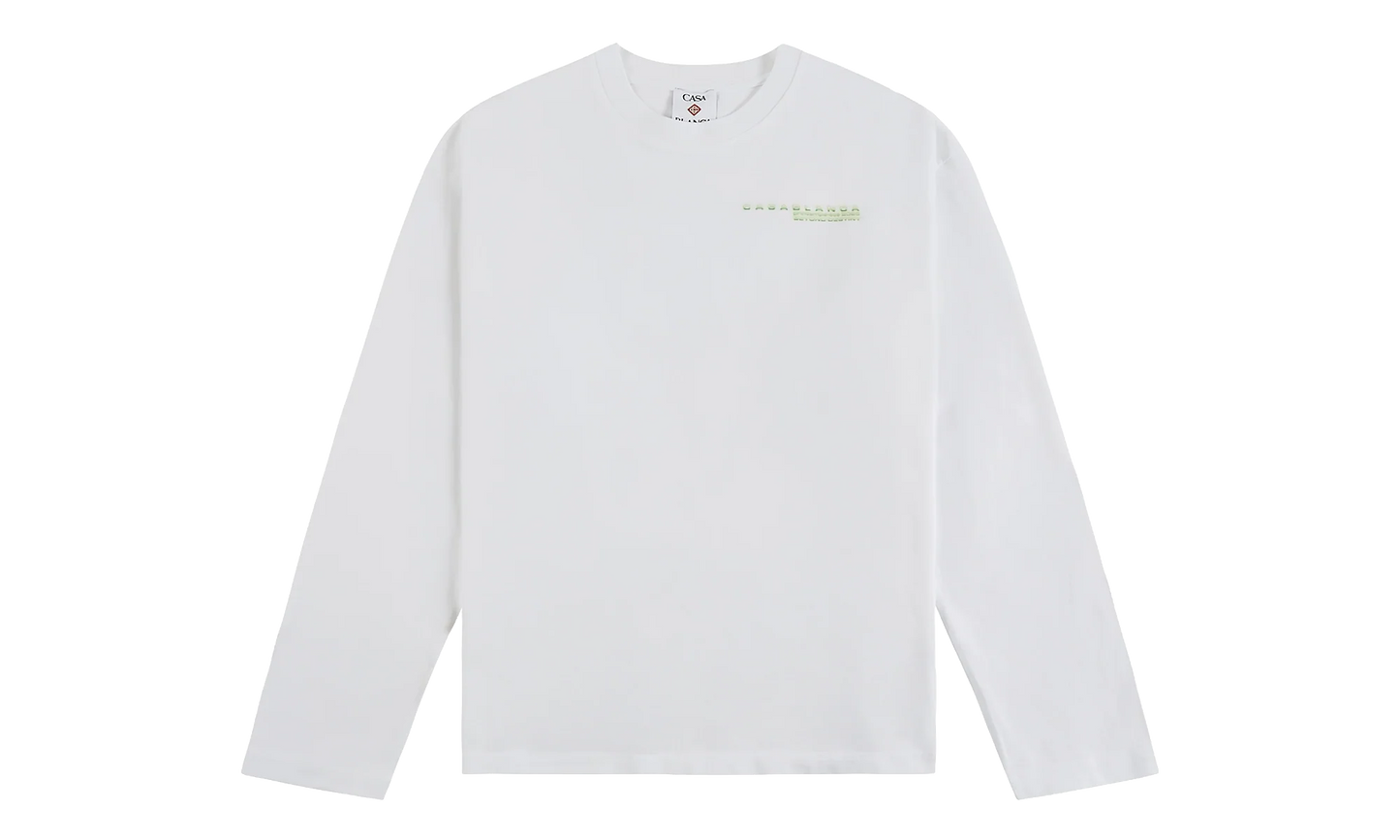 Glitch Orchid Long Sleeve T‑Shirt "White" M P26 JTS 062 02