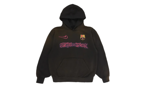 FC Barcelona x Cactus Jack Split-Dye Crest Hoodie "Brown" FQCJ HS02