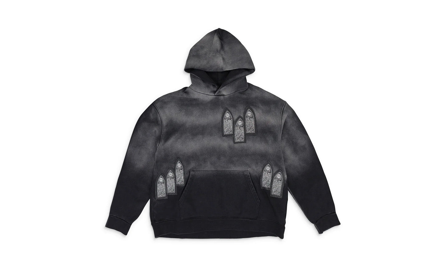 Faded Pullover Hoodie "Black" 1110080002FW24
