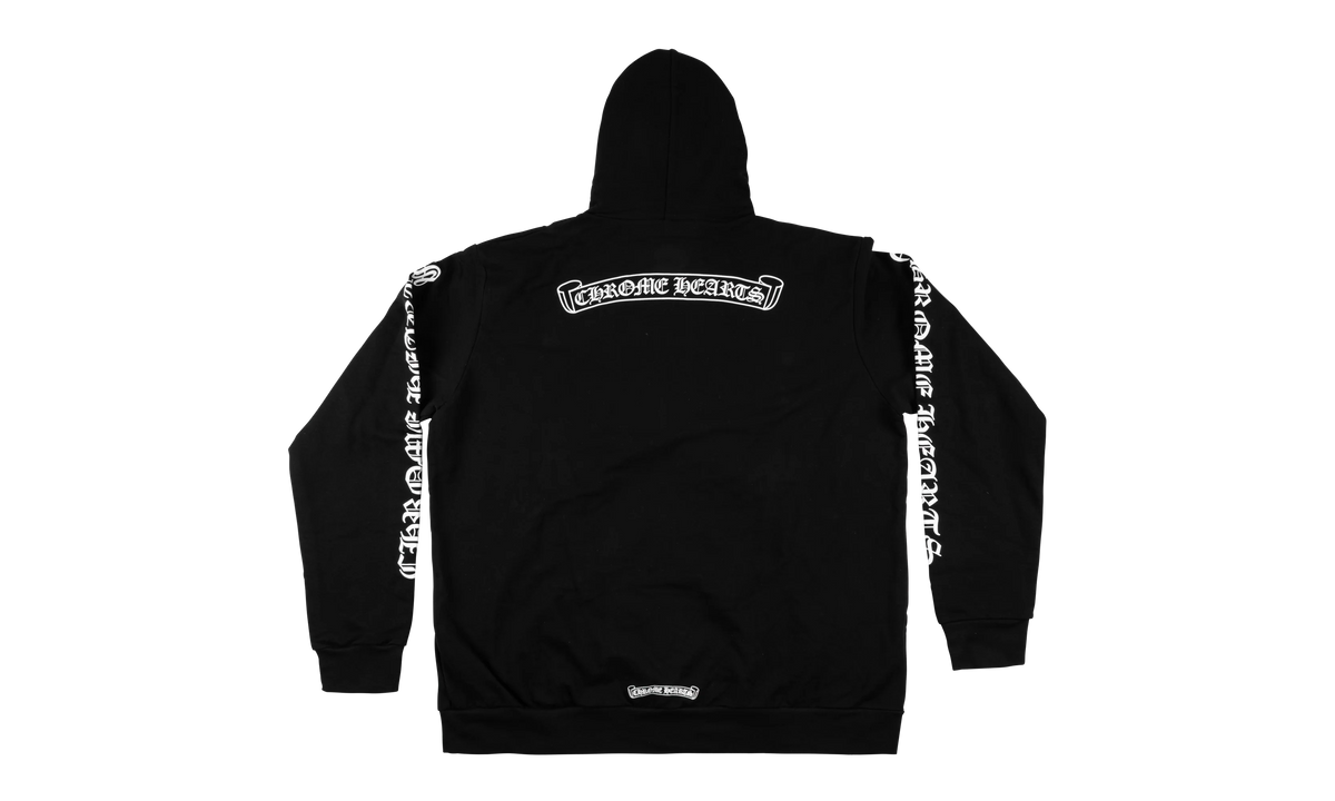 Scroll Zip up Hoodie "Black" CHRM0827