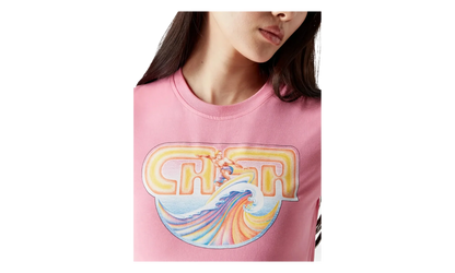 Casa Surf Cropped Short Sleeve T‑Shirt "Pink" WS25 JTS 009 05