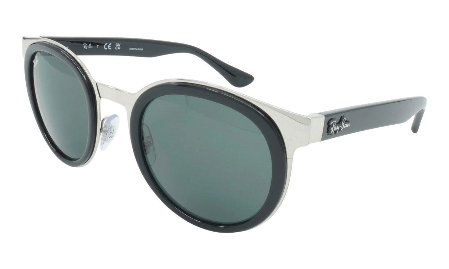 BONNIE SUNGLASSES "BLACK ON SILVER" RB3710-003-71_50