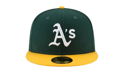 59FIFTY Oakland "Green / Yellow" 70361054