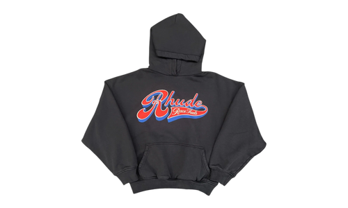 Pit Stop Hoodie "Vintage Black / Red / Blue" RHSS26HO02012 BLK
