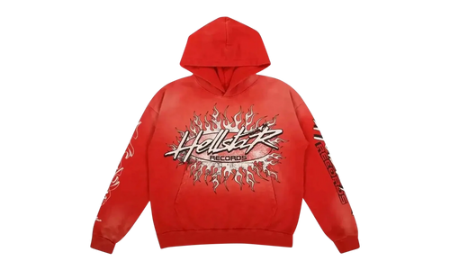 HELLSTAR RECORDS HOODIE "Red" HSR164