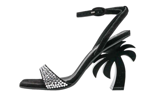 Rhinestone Heels WMNS "Black" PWIH004F22LEA0041083