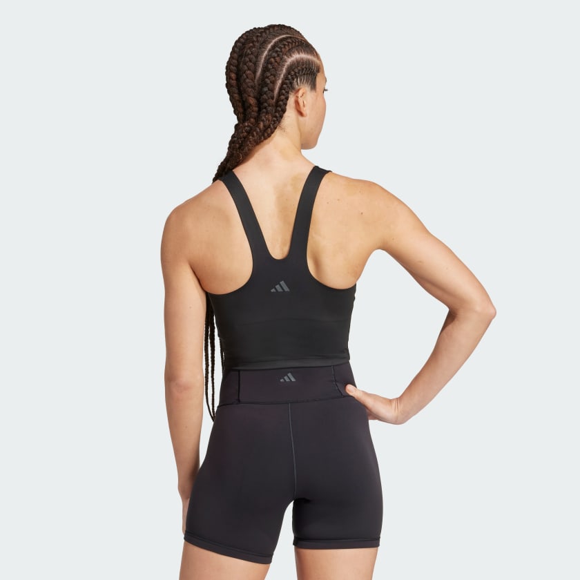 Women's adidas All Me Medium-Support Long Line Bra Tank Top