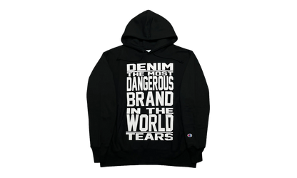 Mission Statement Hooded Sweatshirt "Black" DT307
