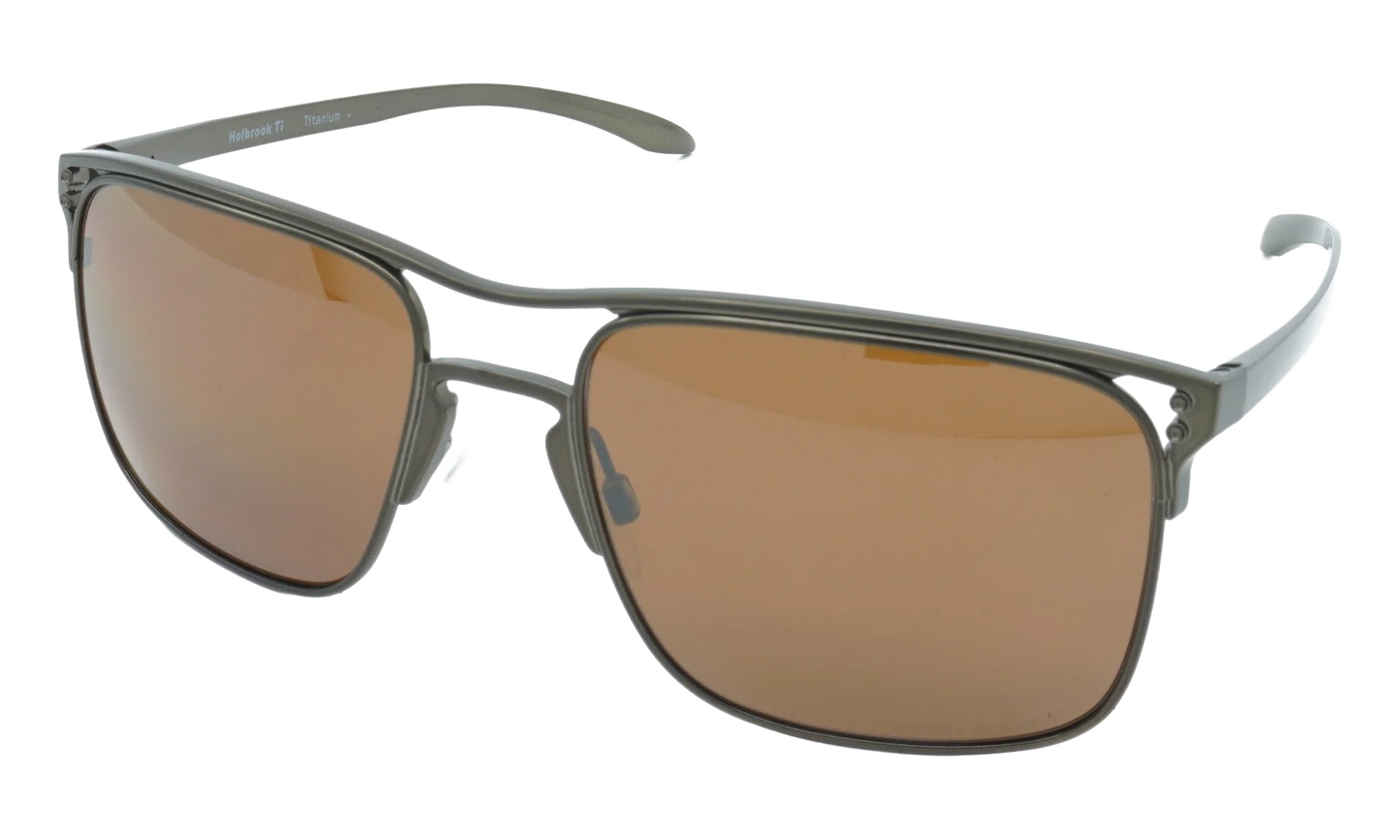 Holbrook Ti Polarized Sunglasses "Satin Pewter / PRIZM Tungsten" OO6048 08