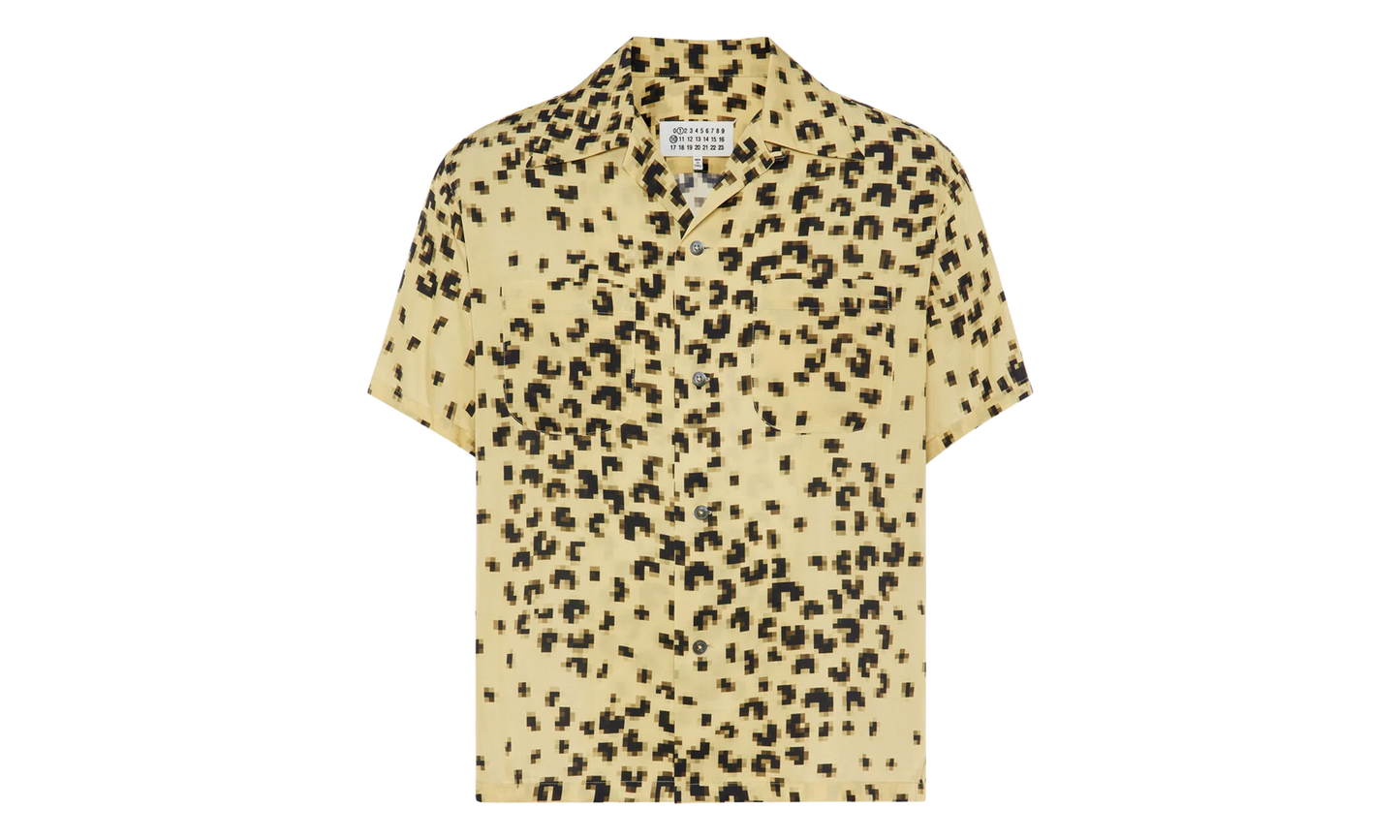 Pixel Short Sleeve Shirt "Leopard" S50DR0013M35766169S