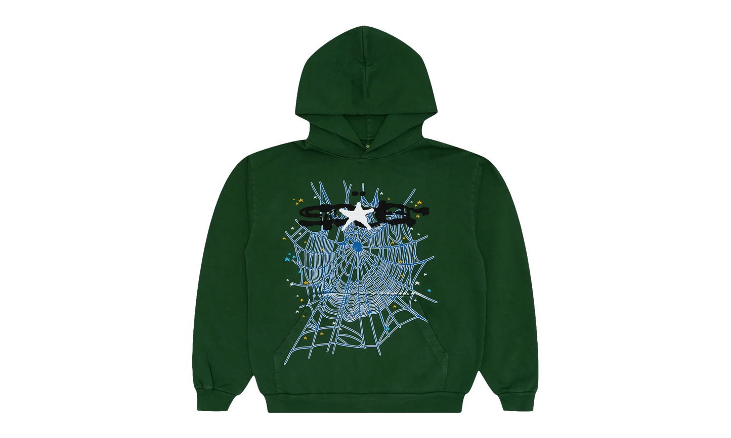 Web Hooded Sweatshirt "Hunter Green" SP5der325