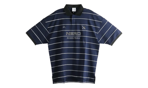 Nerd Polo "Navy/White Stripes" ME76PO205N NAVY