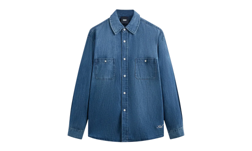 Chambray Apollo Shirt "Mid Indigo" KITH19