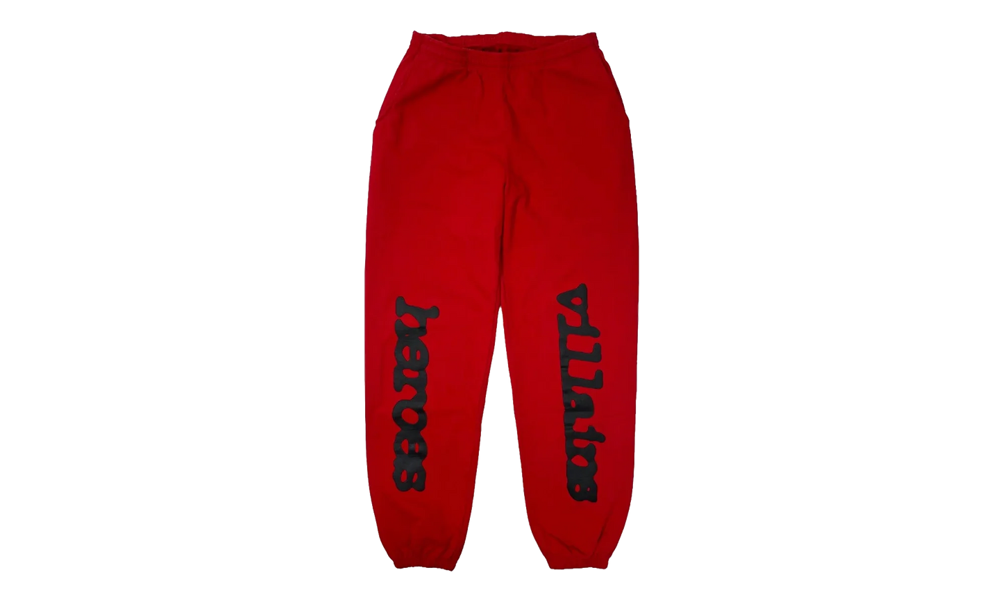 Metro Boomin Heroes & Villains LA Exclusive Sweatpants "Red" SP5der328