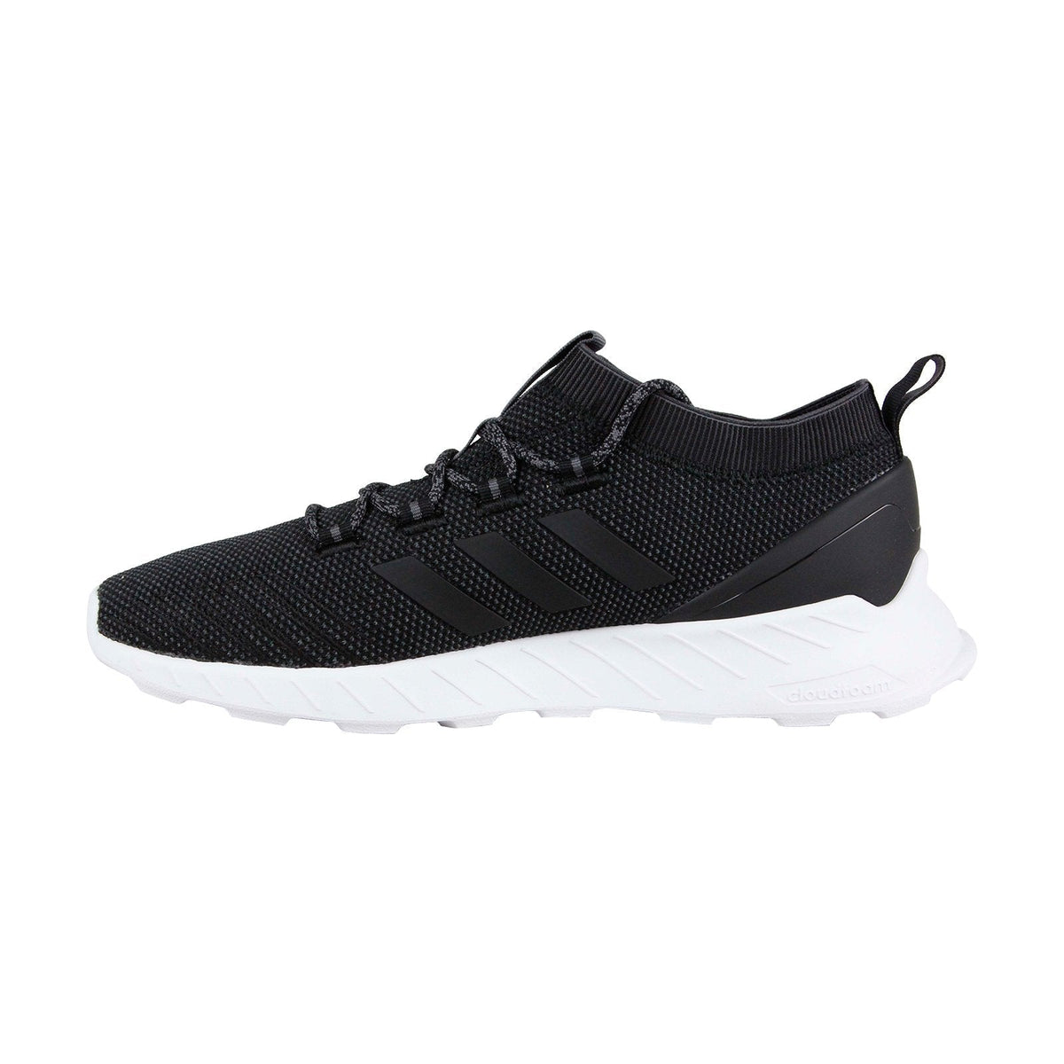 Questar Rise BB7183 Mens Black Canvas Lace Up Lifestyle Sneakers Shoes