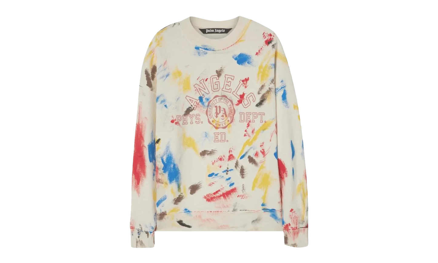 Painted College Crew Off "Off White/Red" PMBA065S22FLE0020325