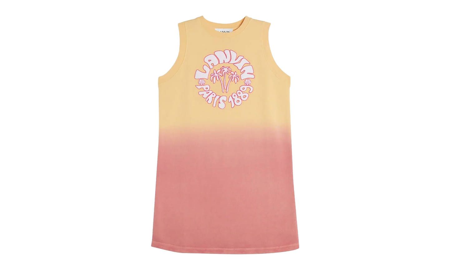 SLEEVELESS SHIFT DRESS "YELLOW/PINK" RW DR0063 J014 A22 803