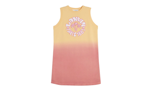 SLEEVELESS SHIFT DRESS "YELLOW/PINK" RW DR0063 J014 A22 803