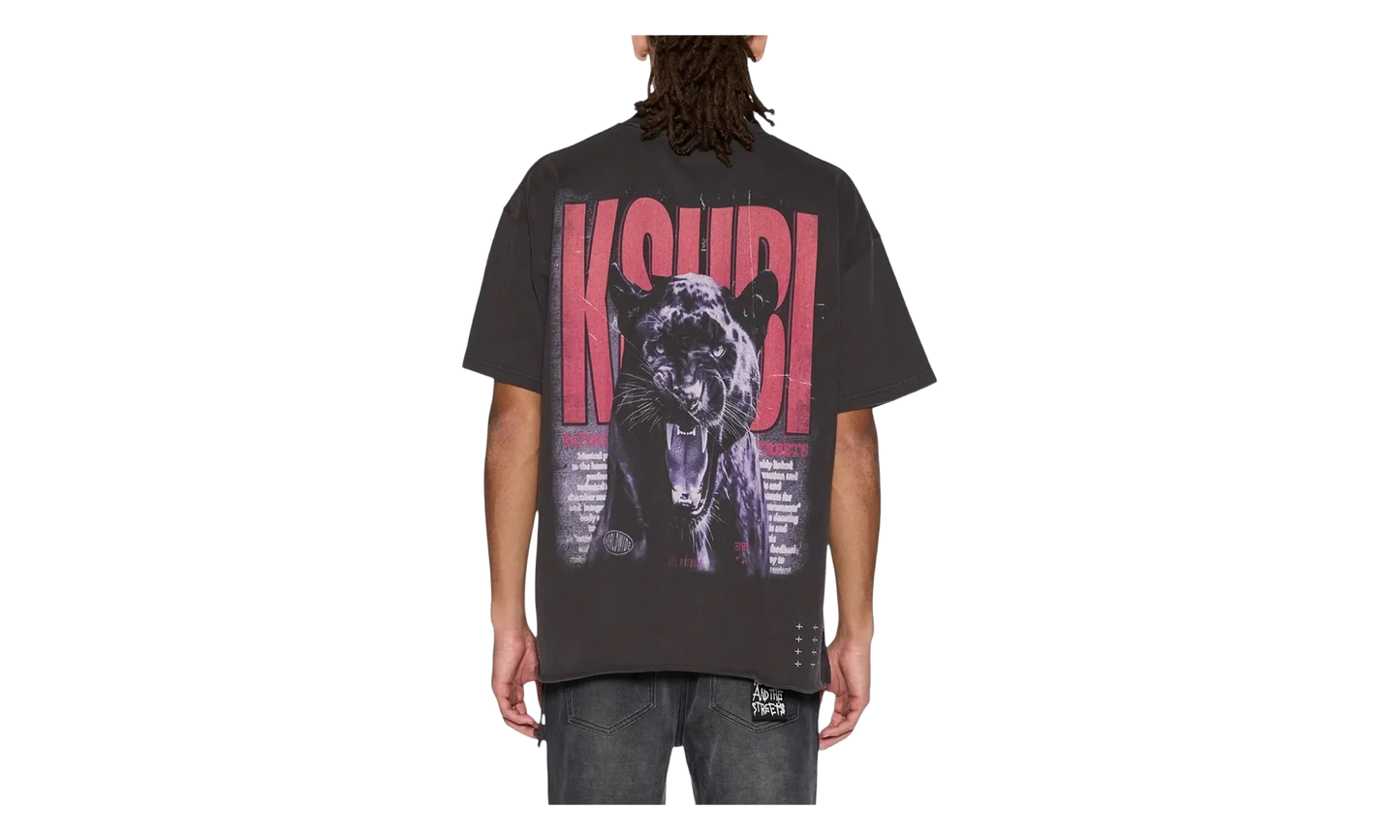 Ksubi Panthera Ekcess SS Tee "Faded Black" MPS26TE006