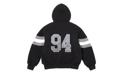 Filled Zip Up Hoodie "SS26 - Black" SU27292