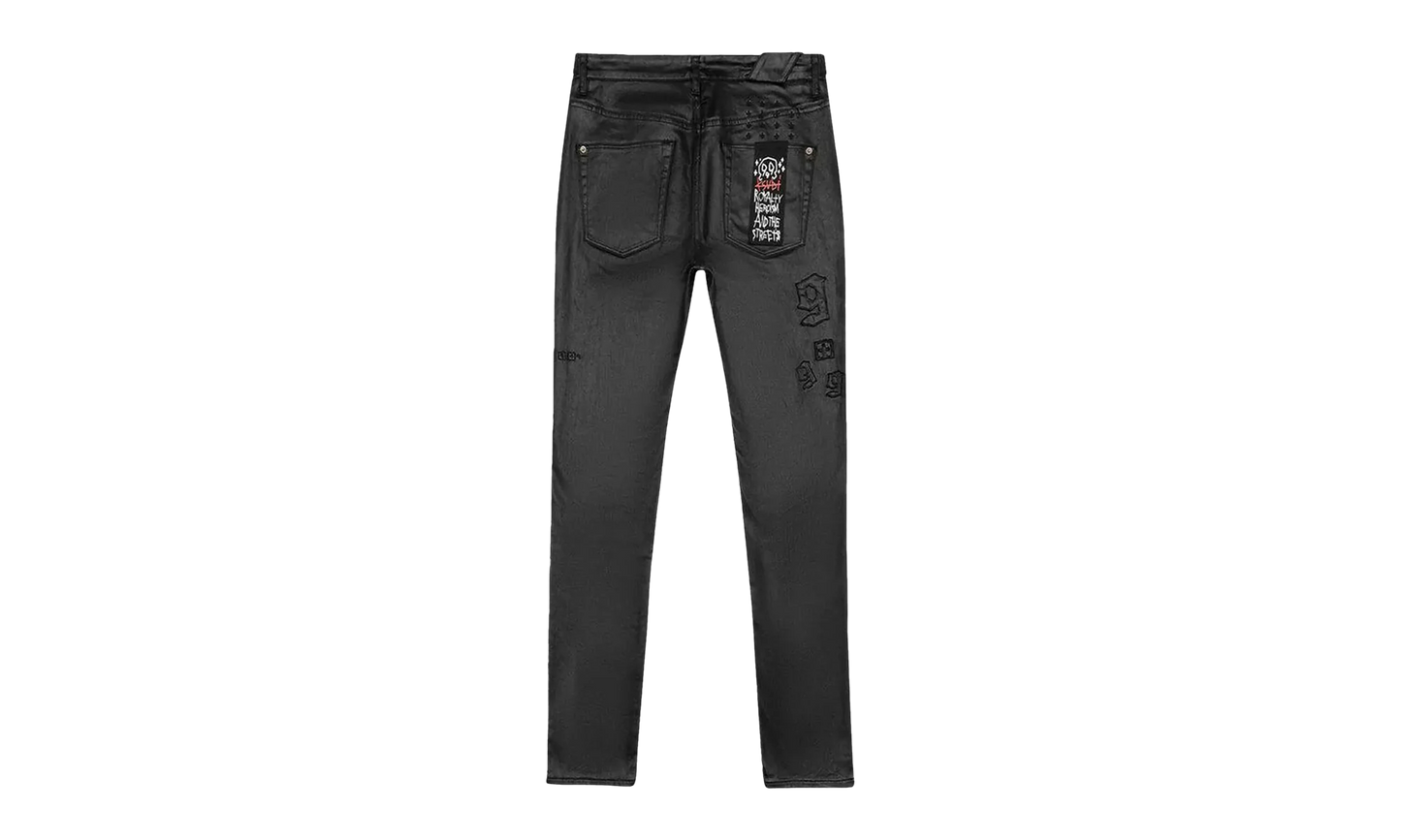 Ksubi x Juice WRLD 999 Wax Chitch Jeans "Black" BKUJIIRI