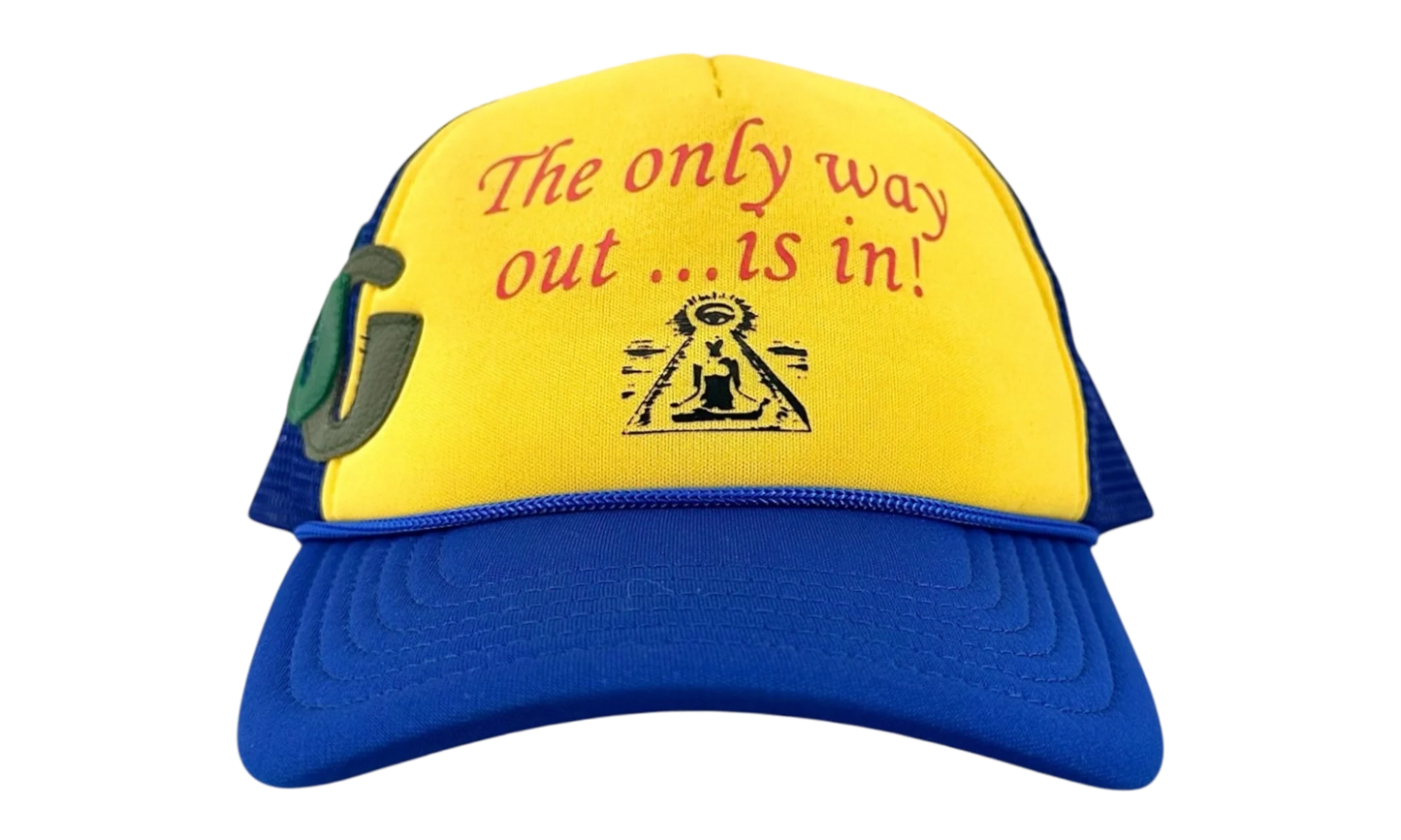 Only Way Out Trucker Hat "Blue Yellow" GD108