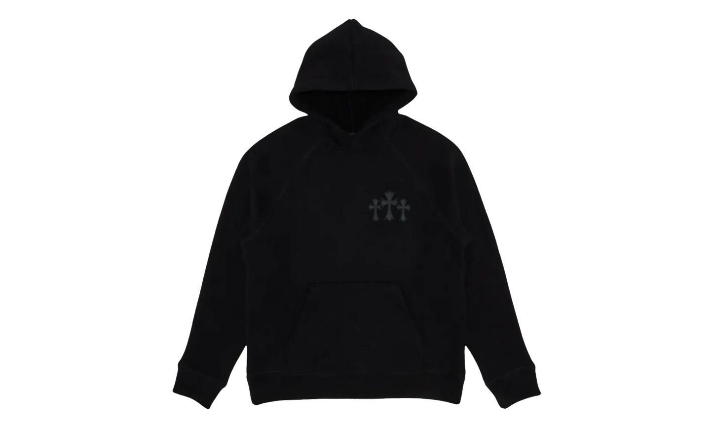 711 Cemetery Cross Nylon CH Hoodie "Black" CHRM1064