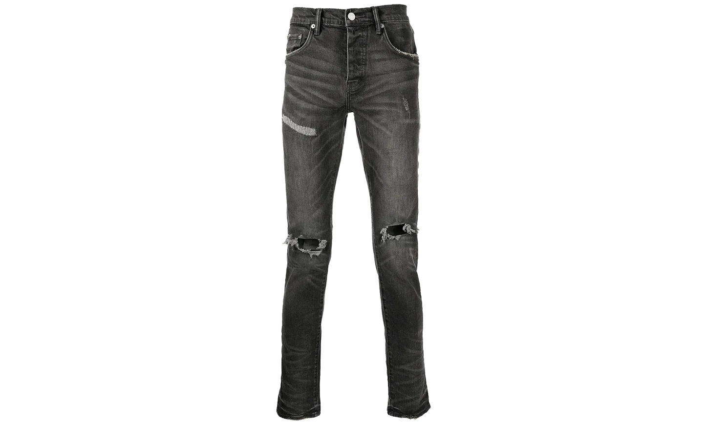 Frayed Blowouts Jeans P001 GRFB222