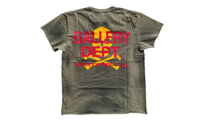 Distressed Bones T-Shirt "Faded Black" CR0P4J2N