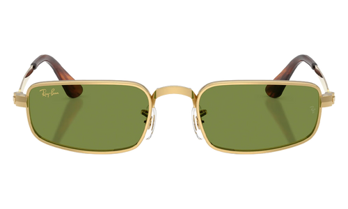 Ray-Ban Bold Metals "A$AP Rocky - Polished Arista Gold with Green Lens" RB3927 001 31