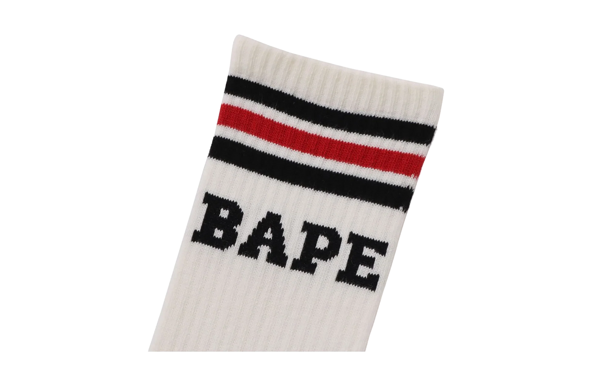 Stripe Socks "Black / Red" 1K80 184 003 BLACK RED